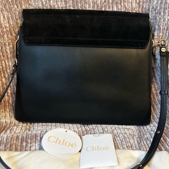Chloe Medium Faye shoulder bag in Black - Picture 6 of 10